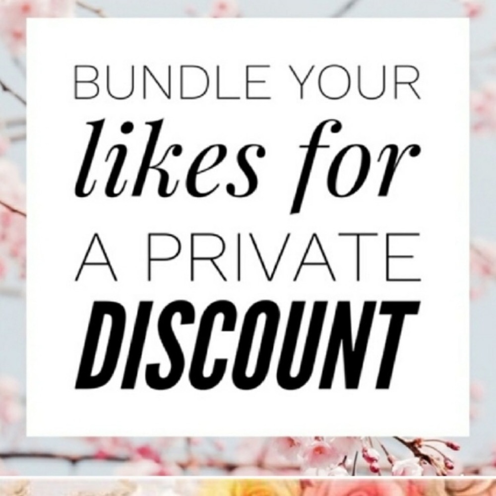 BUNDLE ITEMS & I WILL SEND A PRIVATE OFFER